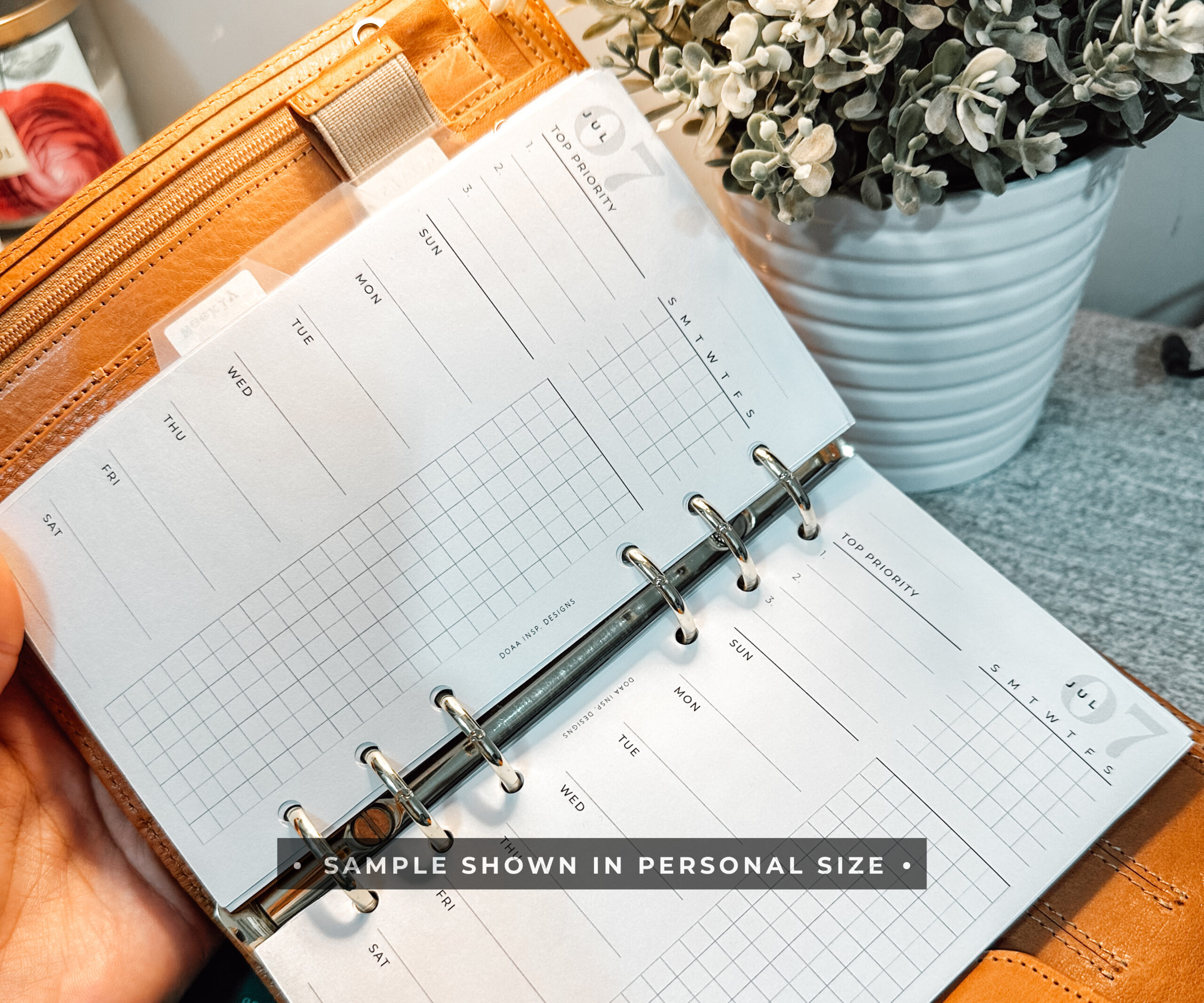 Undated Weekly planner - W04 - Modern collection - Image 4