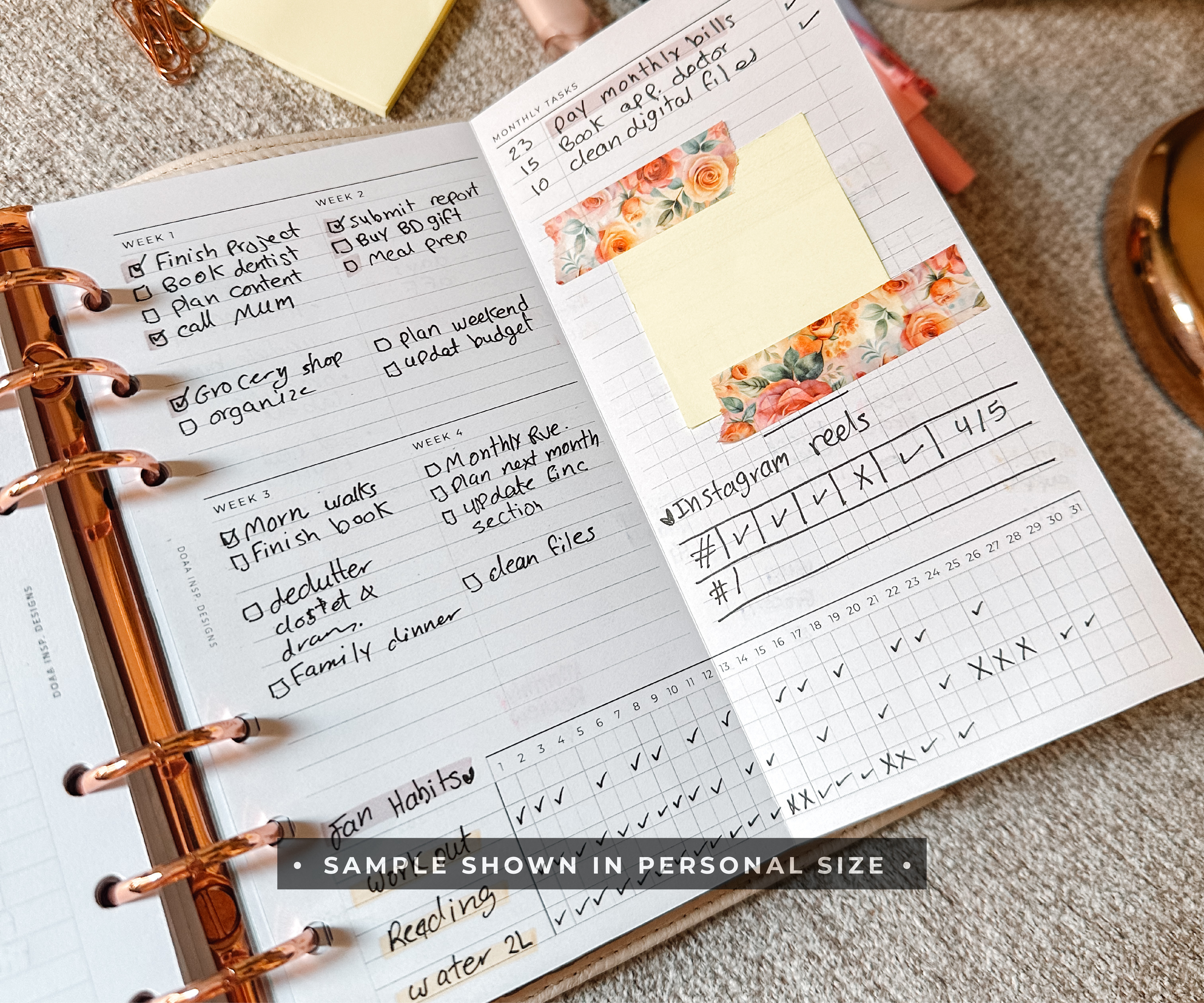 2027 Foldout Monthly Overview - Minimal Collection - Image 4